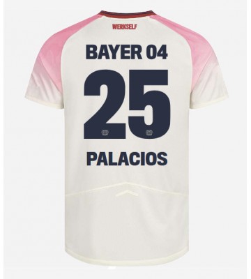 Bayer Leverkusen Exequiel Palacios #25 Venkovní Dres 2025-26 Krátký Rukáv
